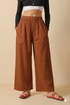 Brown Wide Leg Pants