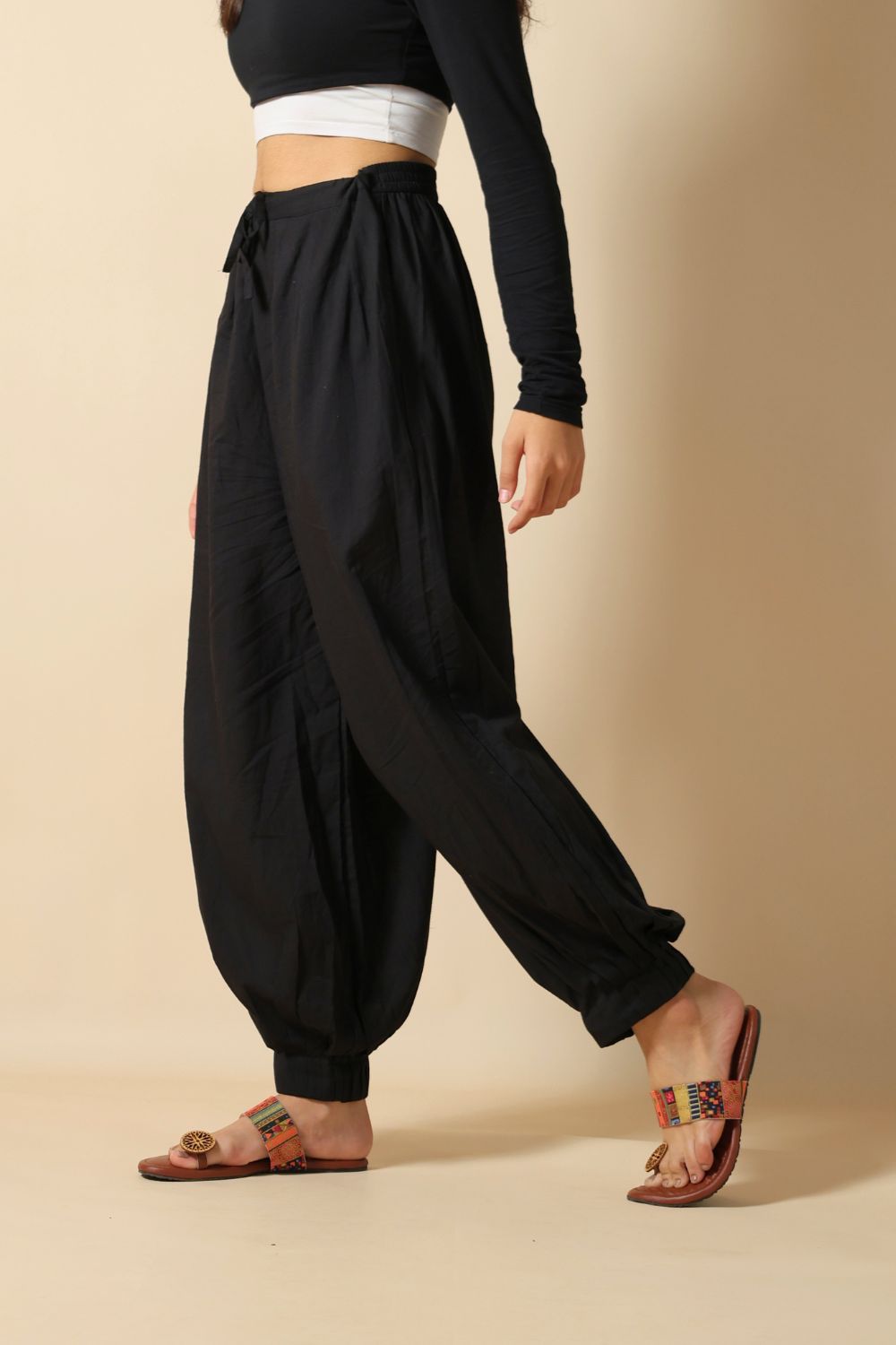 Black Afghani Pant