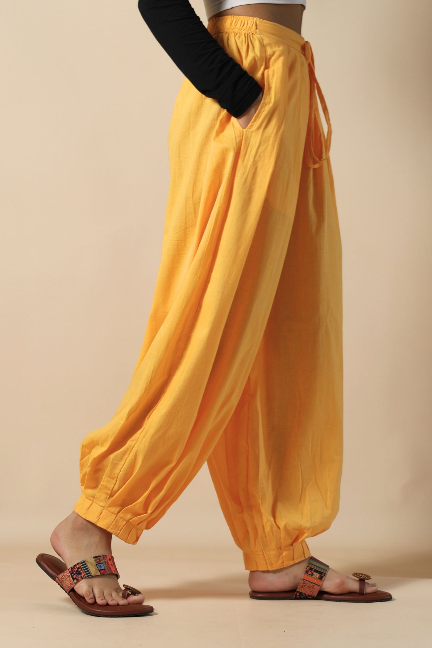 Golden Yellow Afghani Pant
