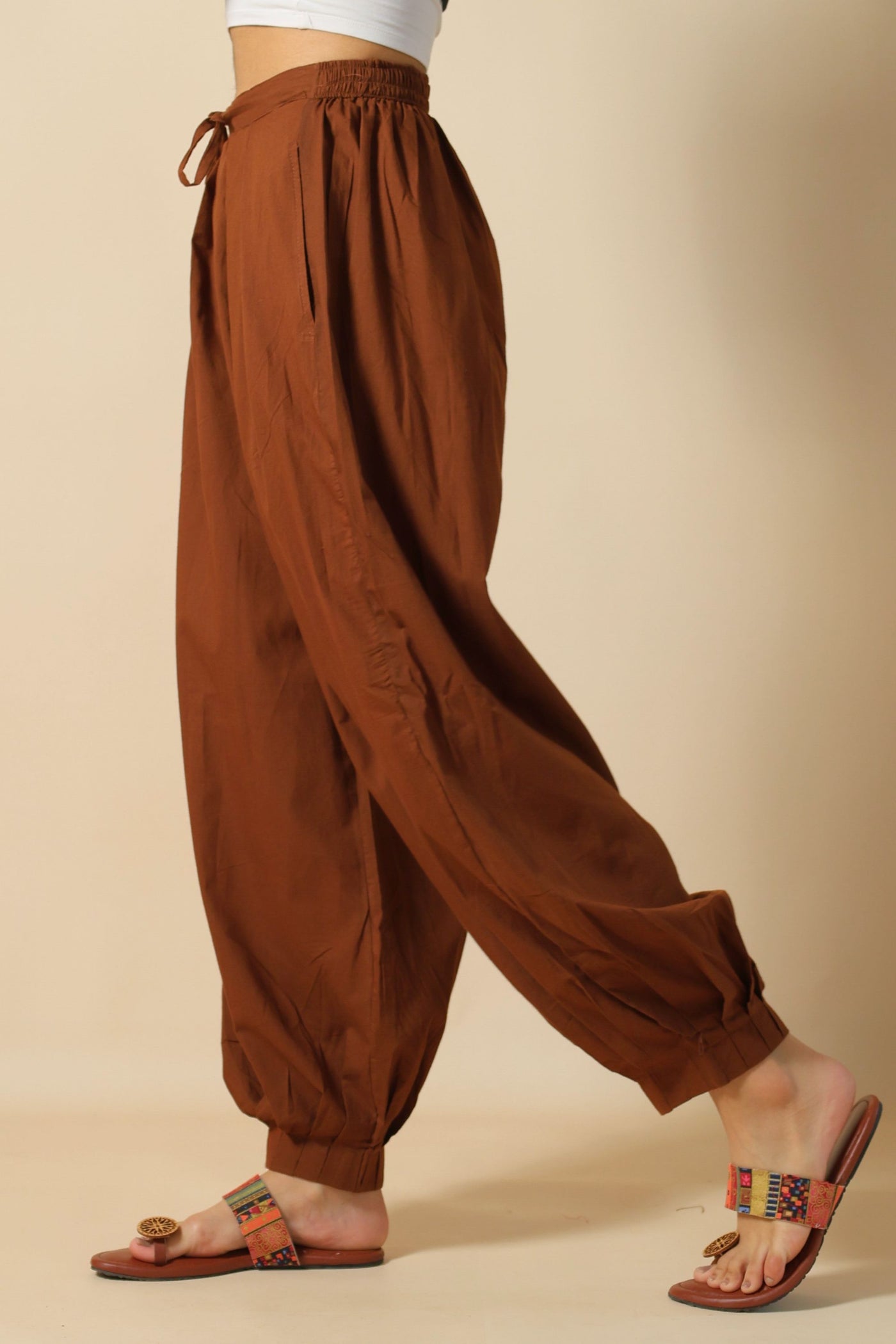 Brown Afghani Pant