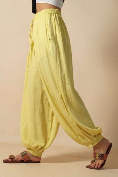 Lemon Yellow Afghani Pant