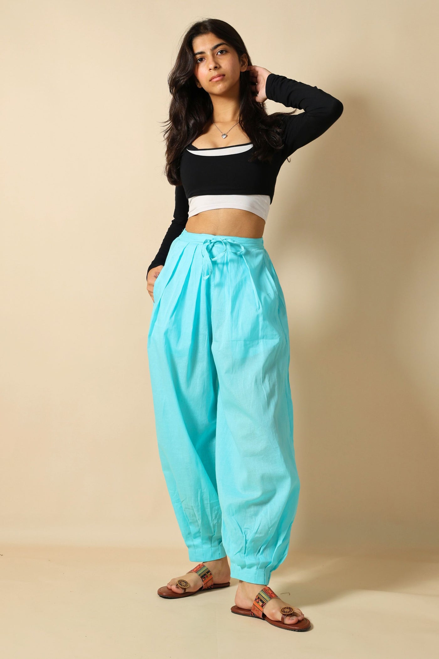 Sky Blue Afghani Pant