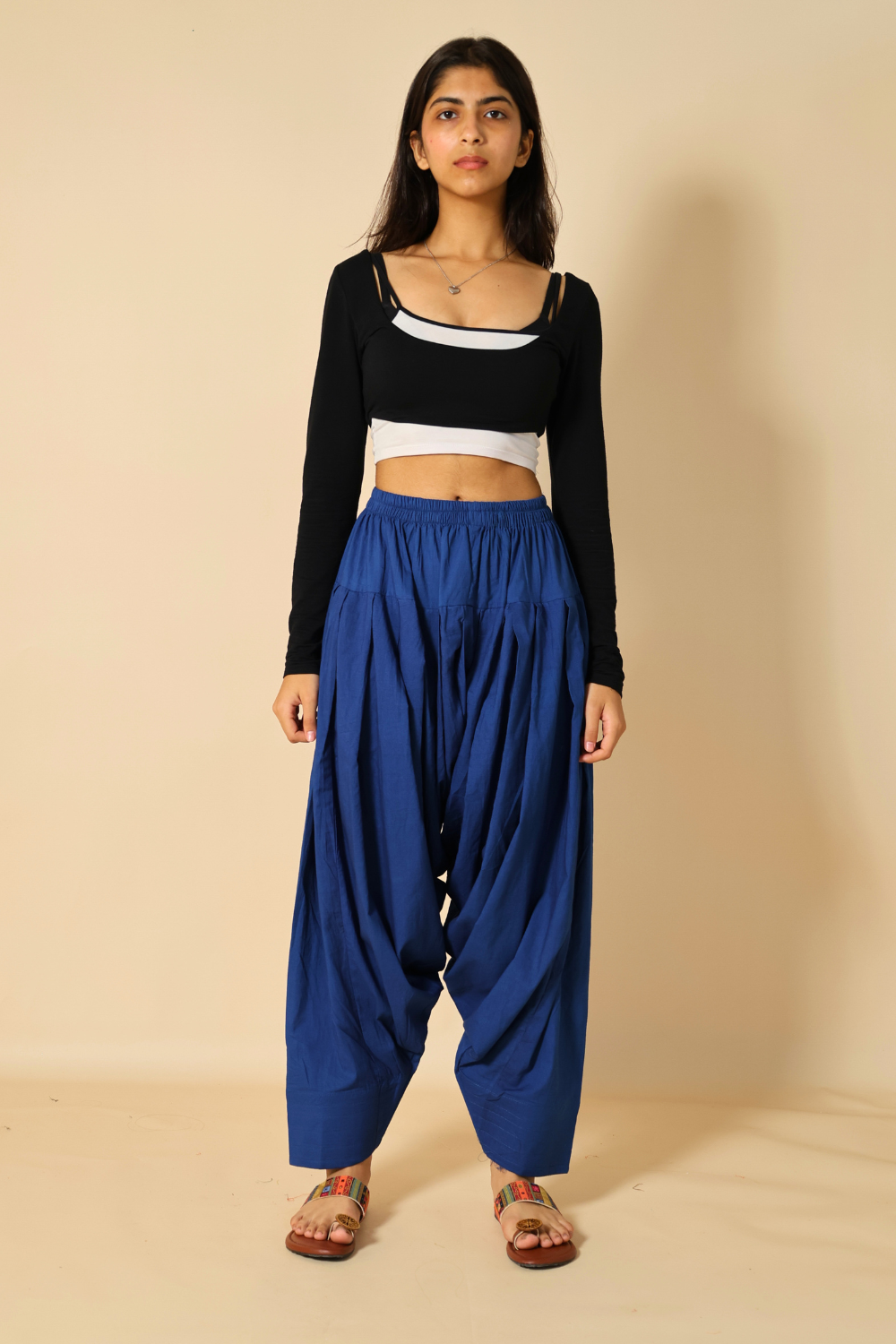 Blue Patiala Pant