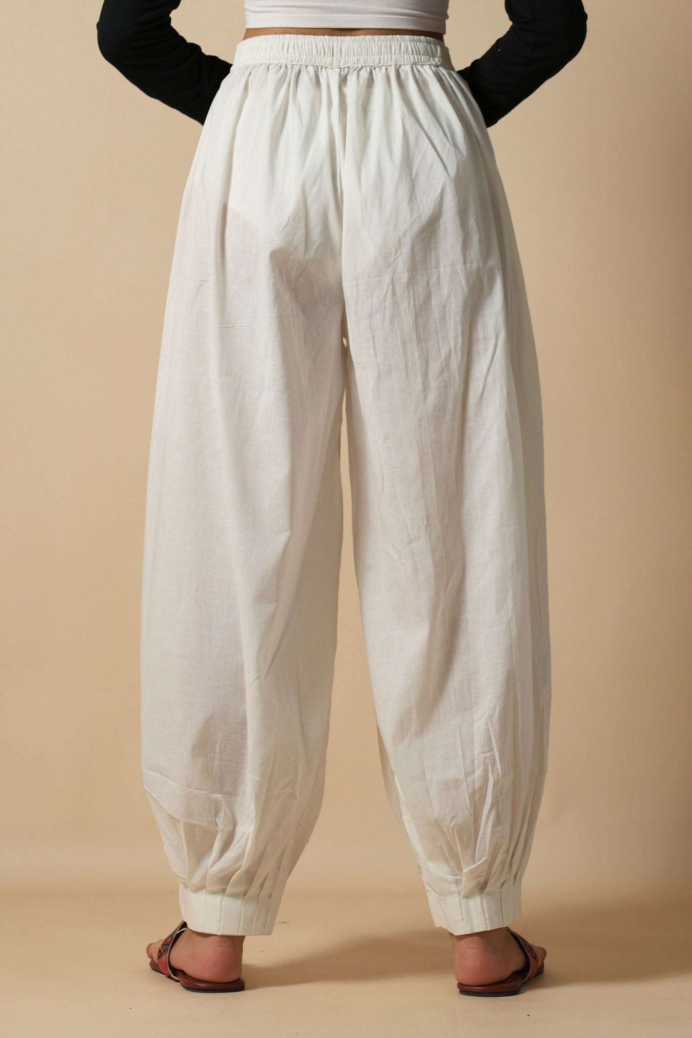 White Afghani Pant