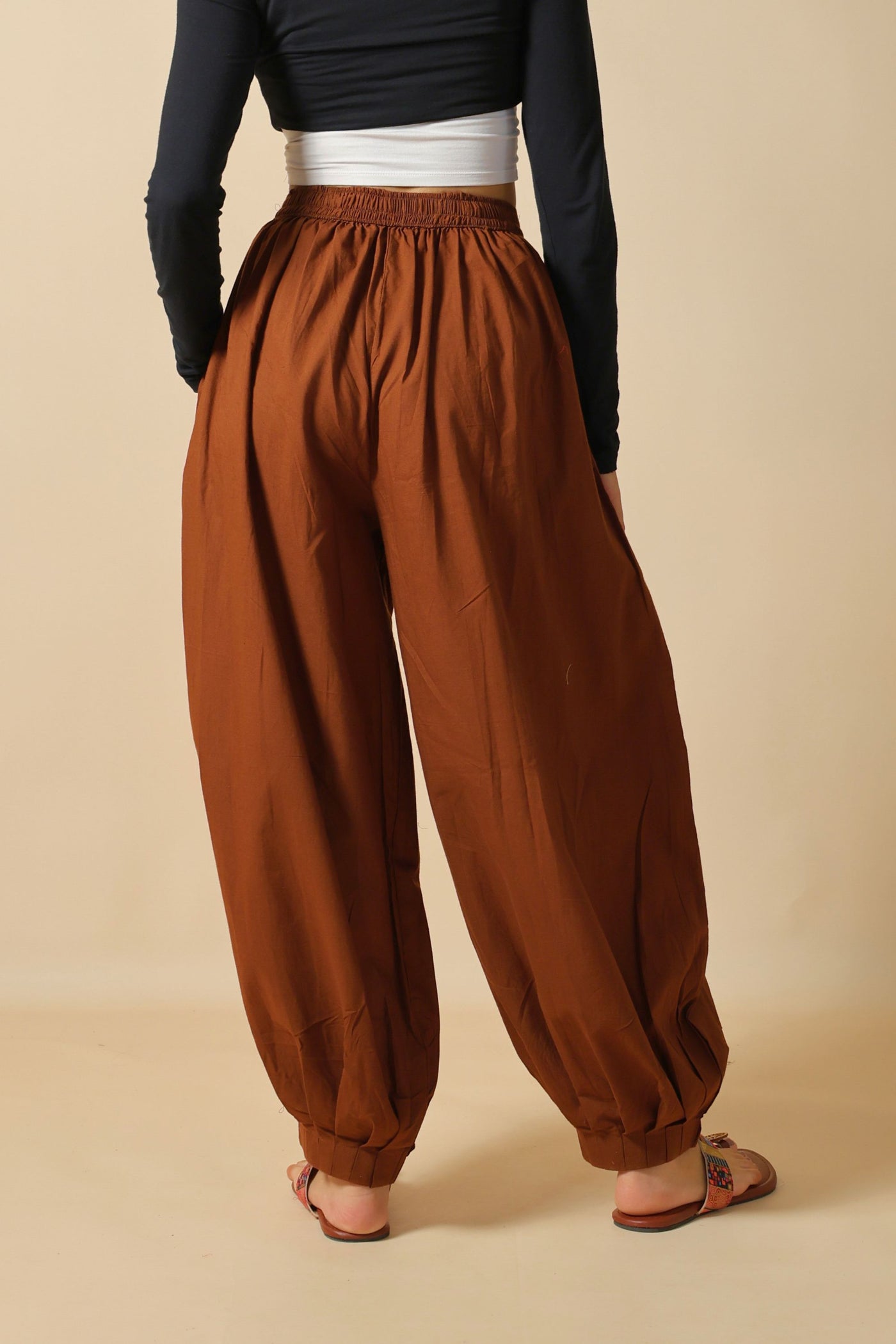 Brown Afghani Pant