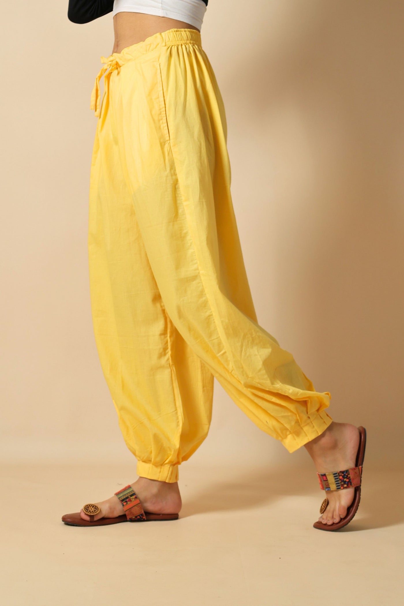 Yellow Afghani Pant