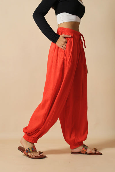 Red Afghani Pant