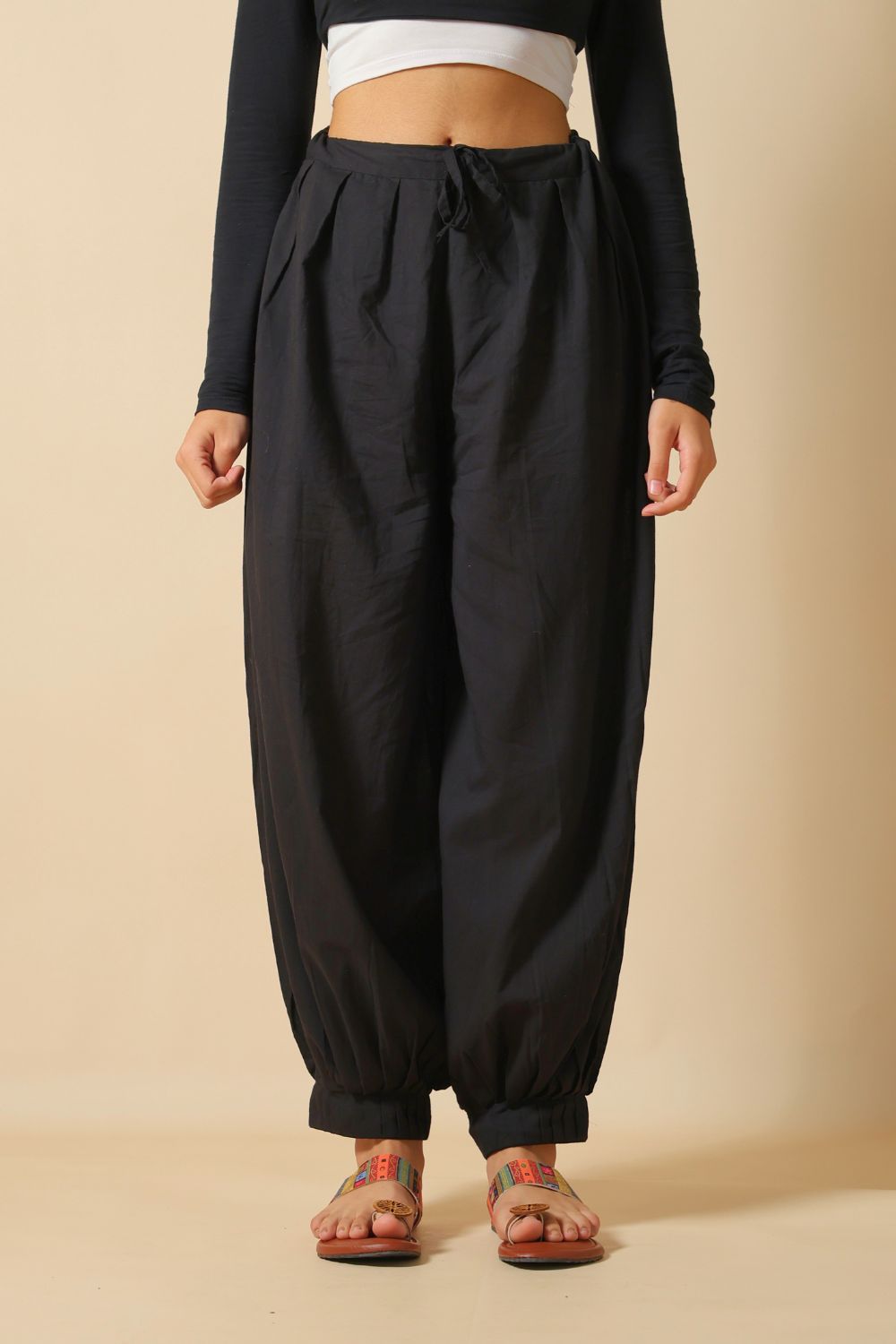 Black Afghani Pant