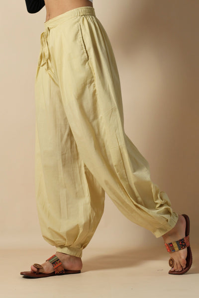 Creamy Yellow Afghani Pant
