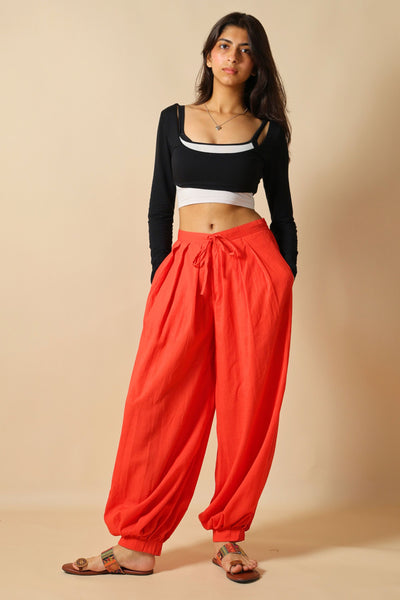 Red Afghani Pant
