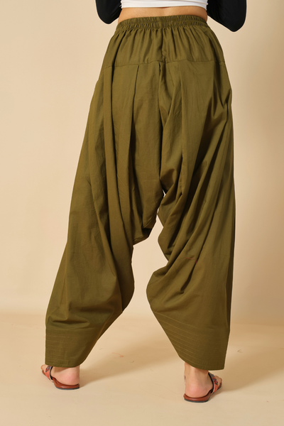 Olive Patiala Pant