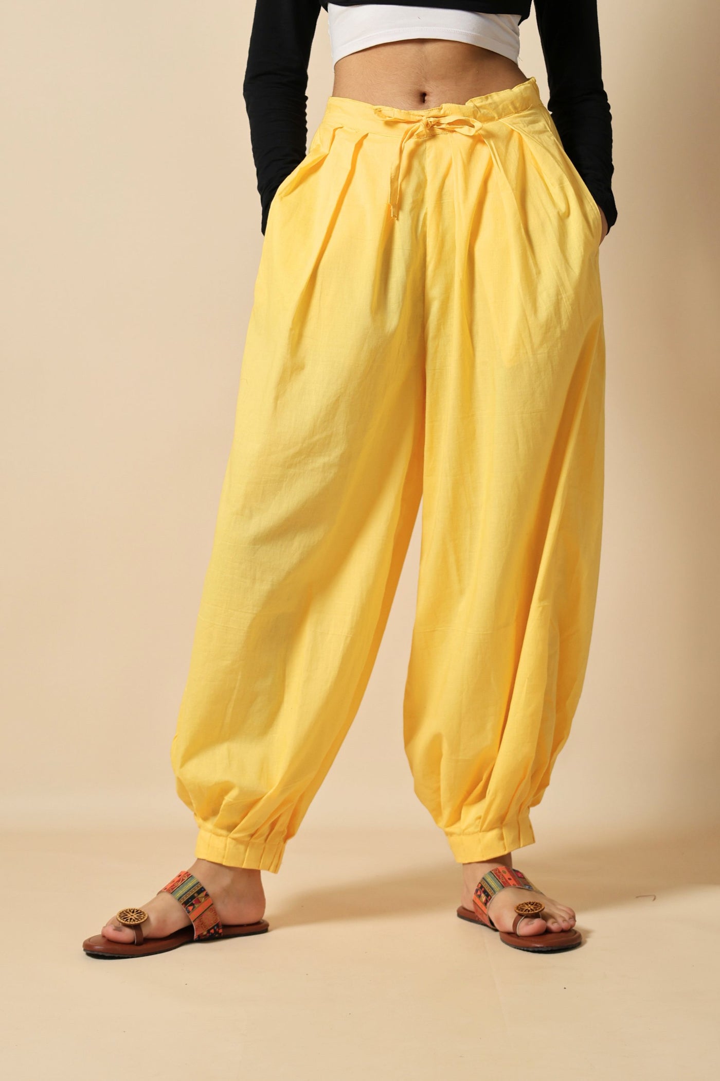 Yellow Afghani Pant