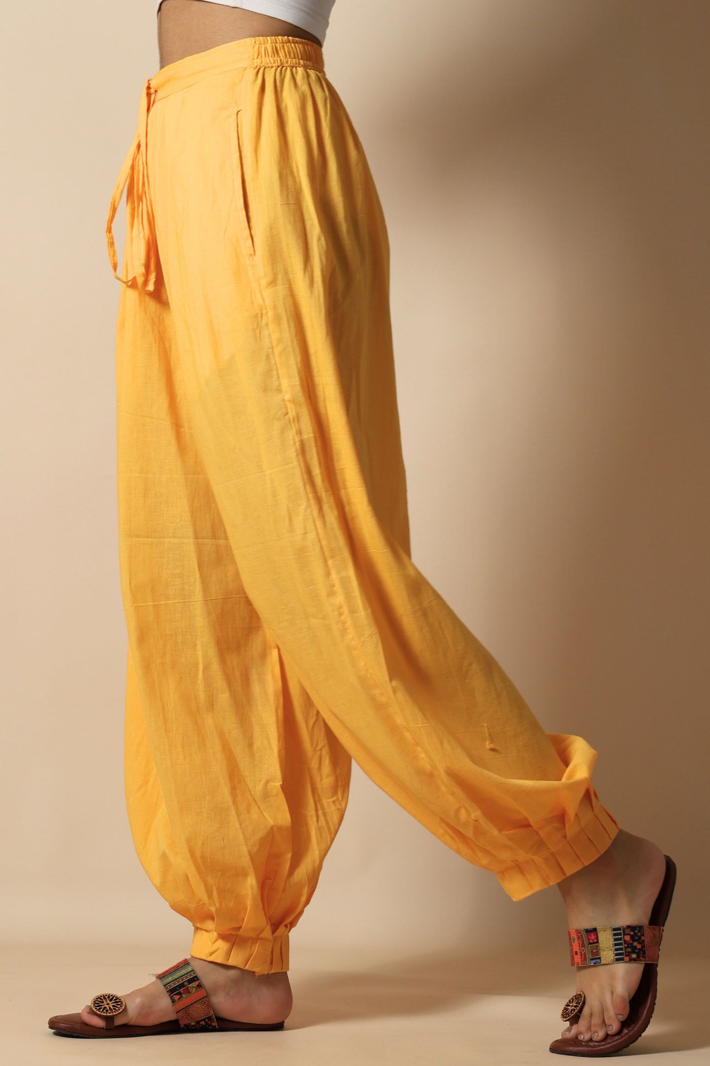 Golden Yellow Afghani Pant