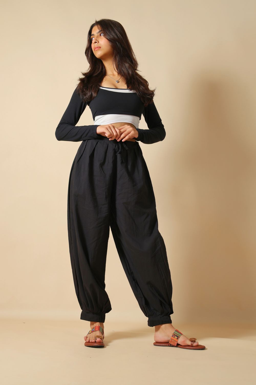 Black Afghani Pant