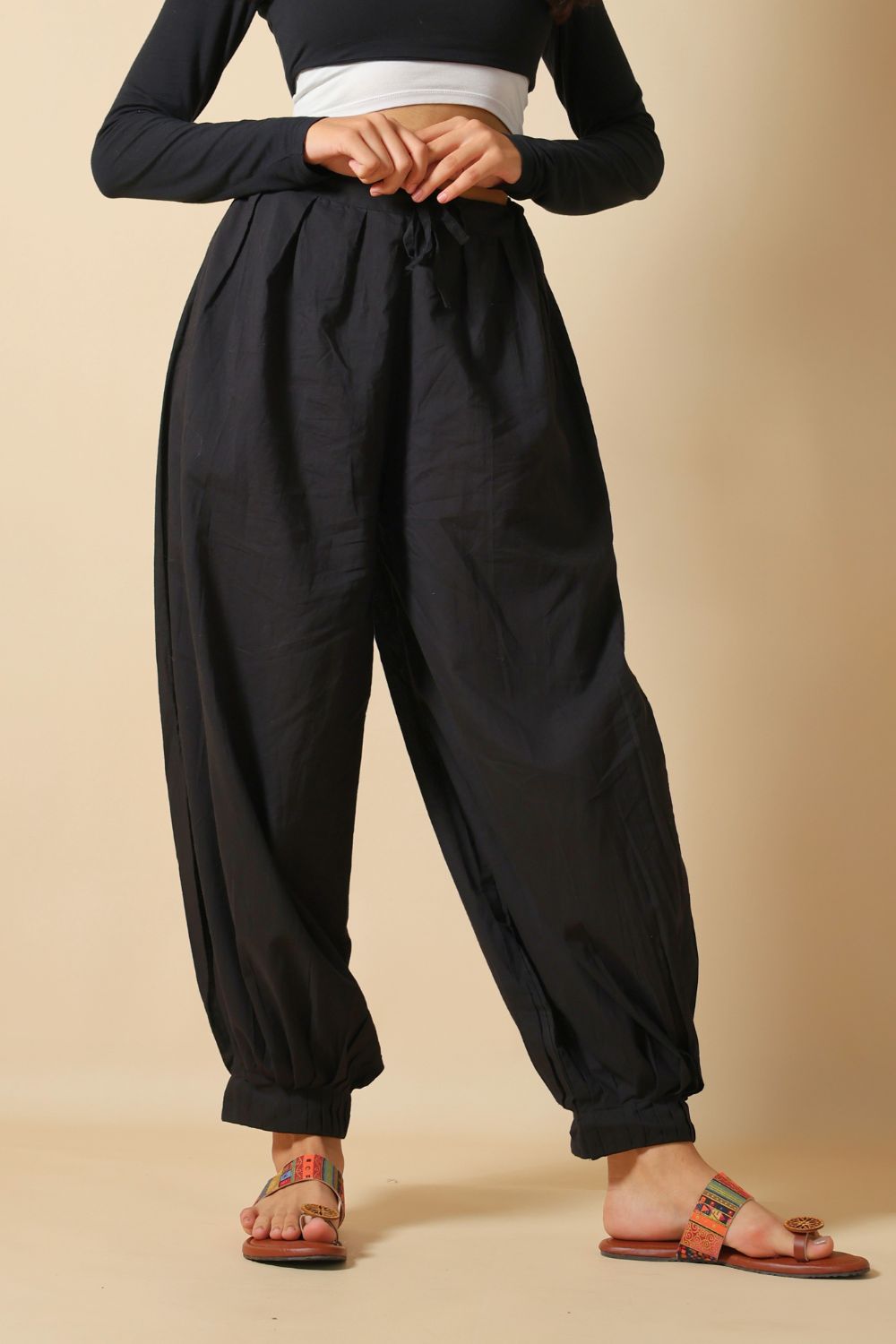 Black Afghani Pant