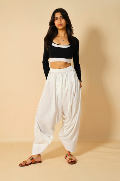 White Patiala Pant