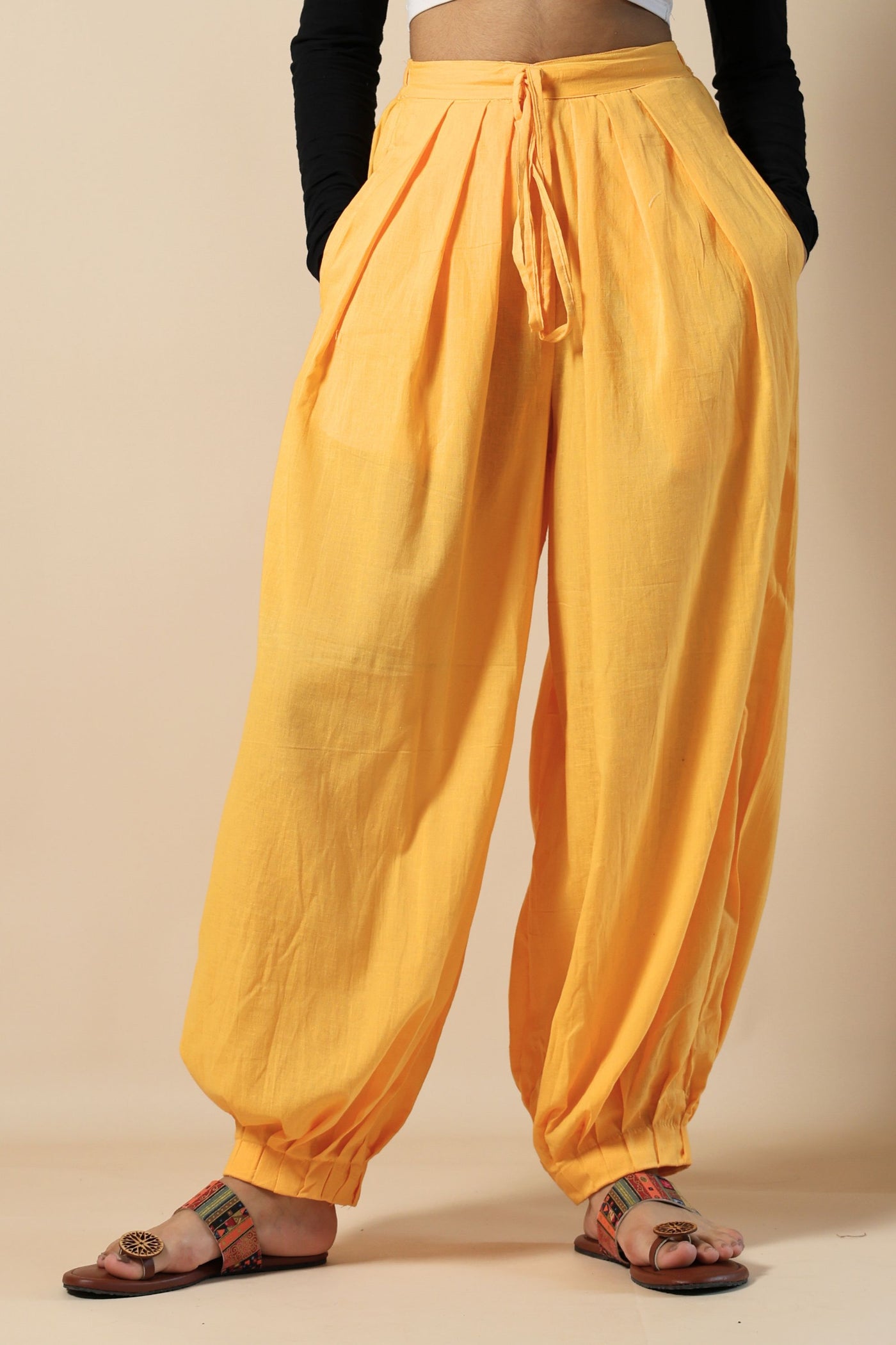 Golden Yellow Afghani Pant