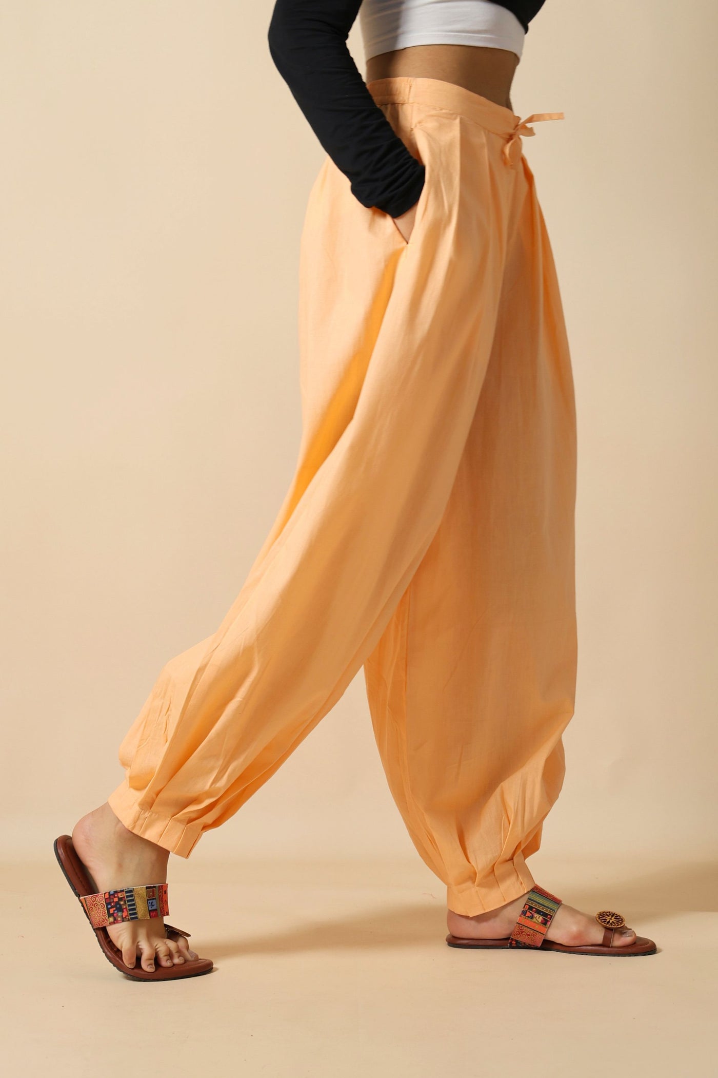 Light Peach Afghani Pant