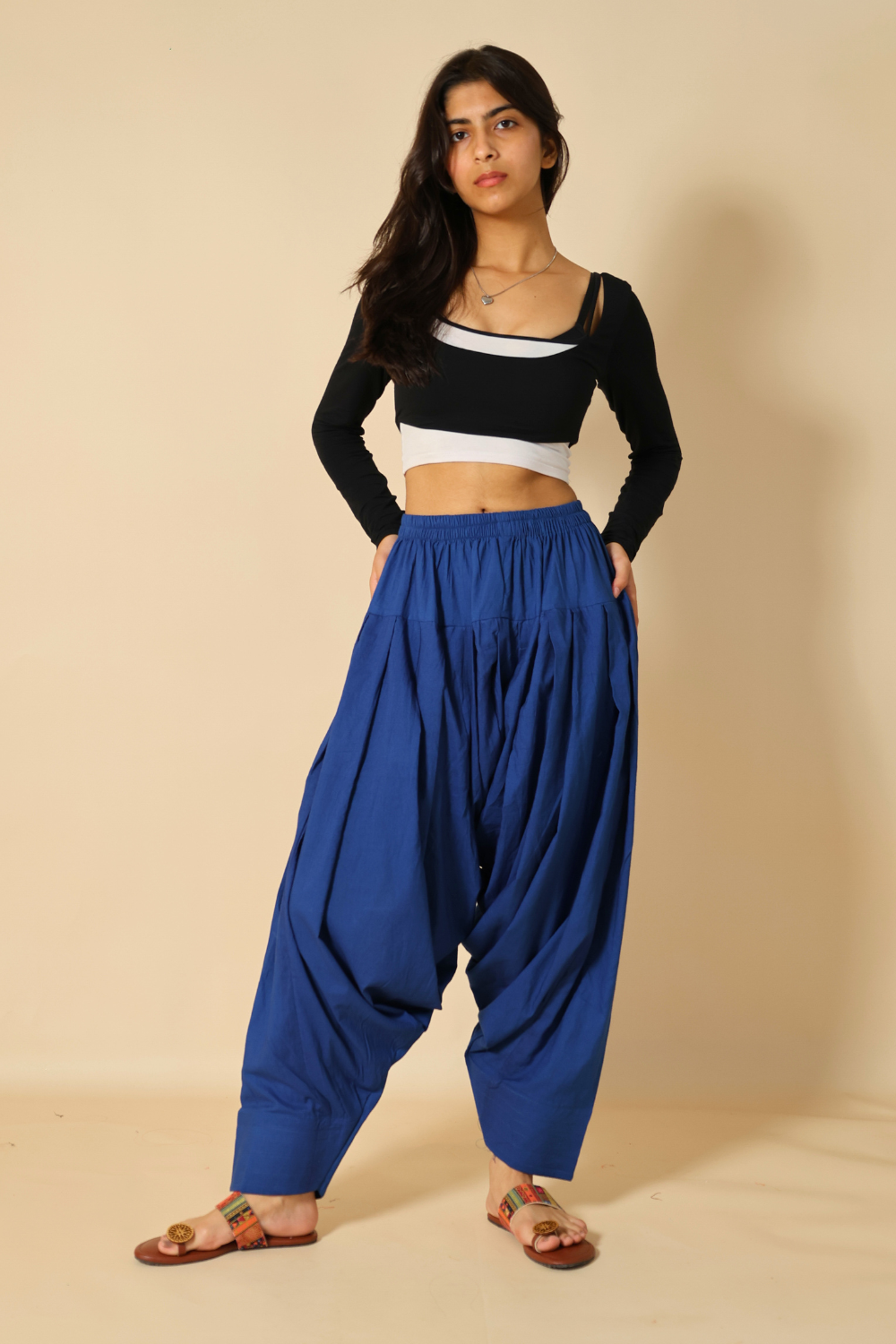 Blue Patiala Pant