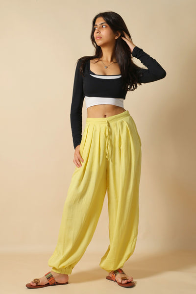 Lemon Yellow Afghani Pant