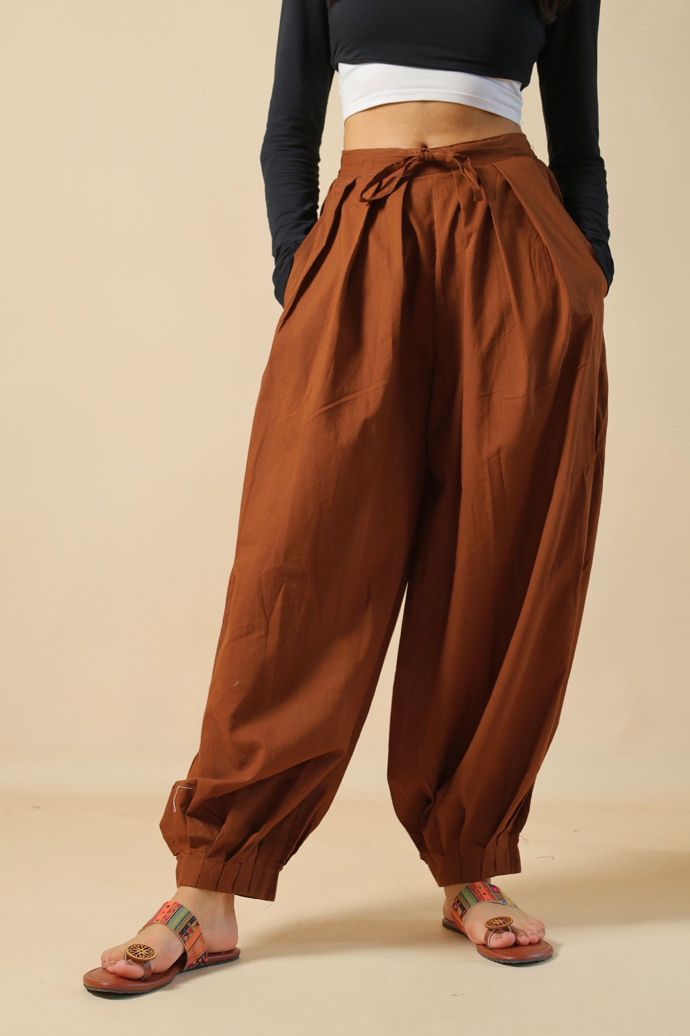 Brown Afghani Pant