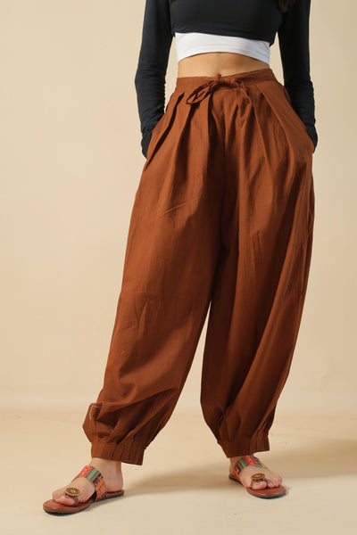 Brown Afghani Pant