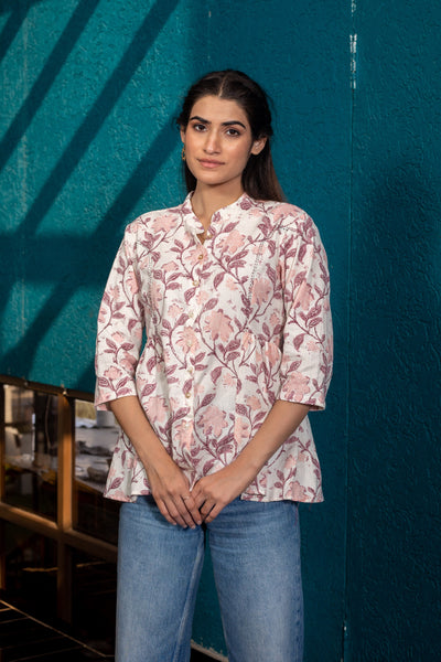 JUNO PEACH TOP - Sarnya