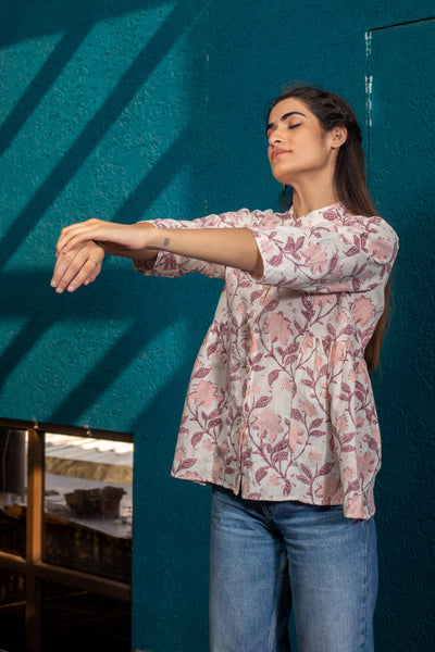 JUNO PEACH TOP - Sarnya