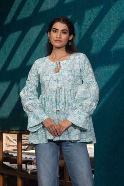 PISTACHIO MINT TOP - Sarnya