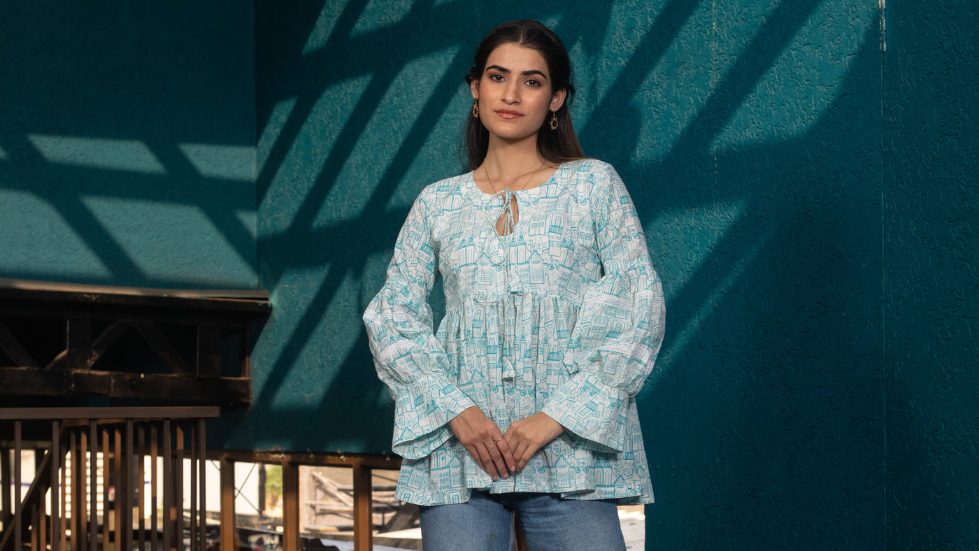 PISTACHIO MINT TOP - Sarnya