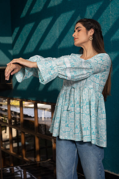 PISTACHIO MINT TOP - Sarnya