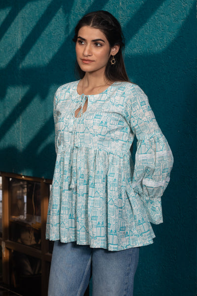 PISTACHIO MINT TOP - Sarnya