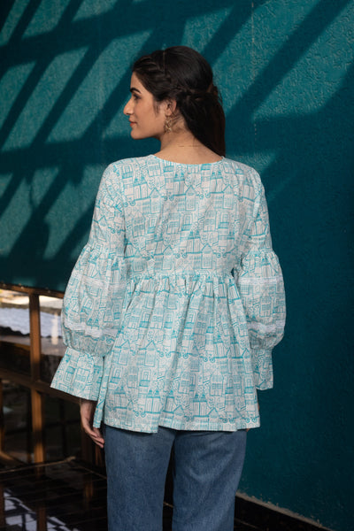 PISTACHIO MINT TOP - Sarnya