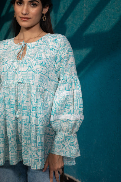 PISTACHIO MINT TOP - Sarnya