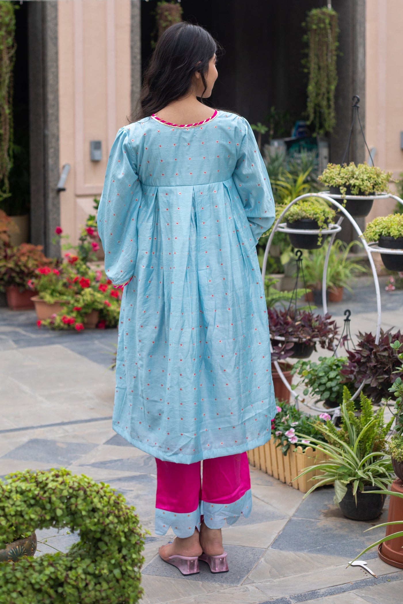 CYAN SUIT SET - Sarnya