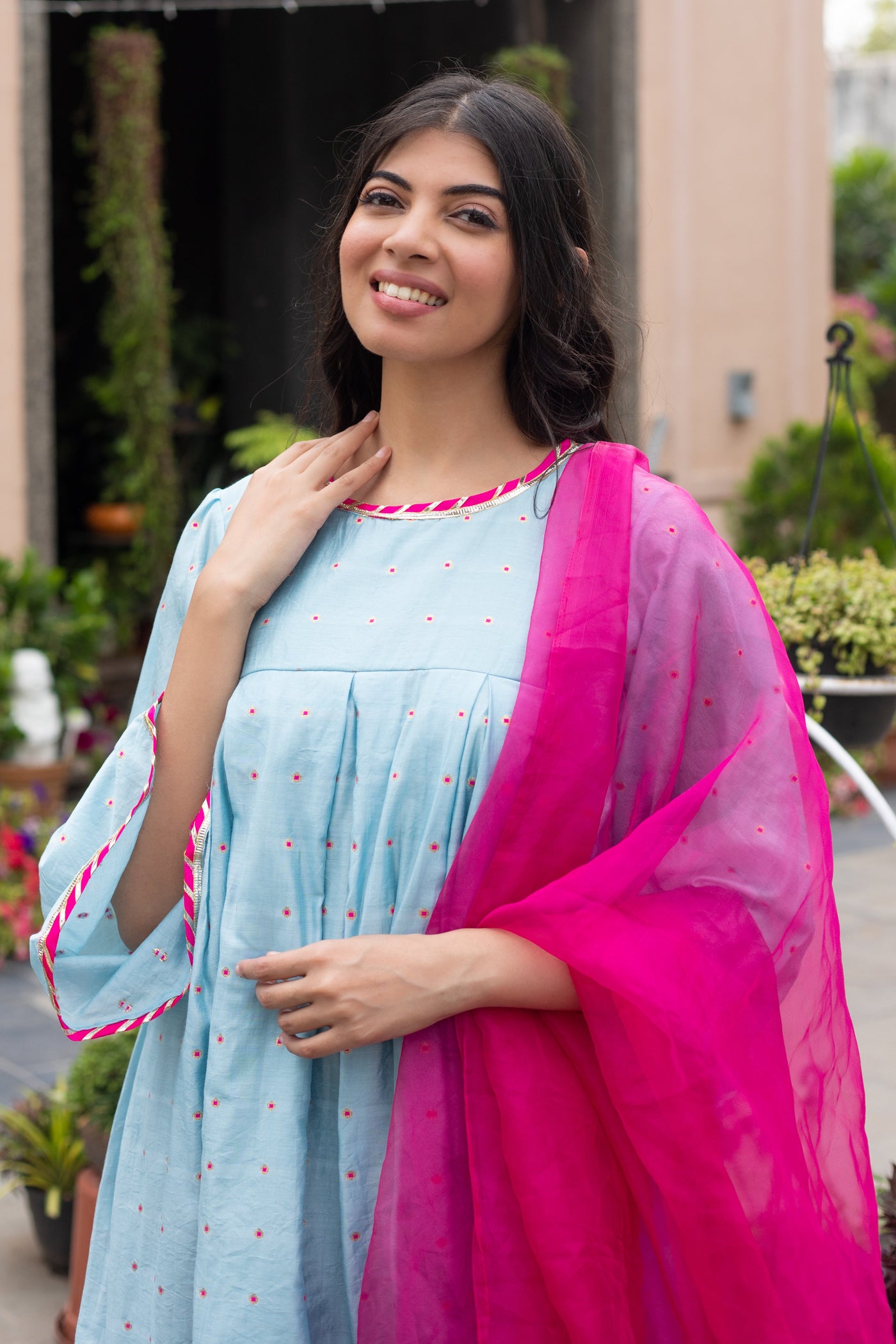 CYAN SUIT SET - Sarnya