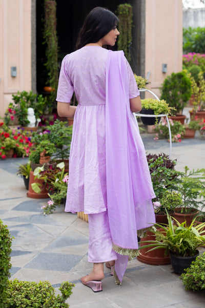 GOLDEN MAUVE SUIT SET - Sarnya