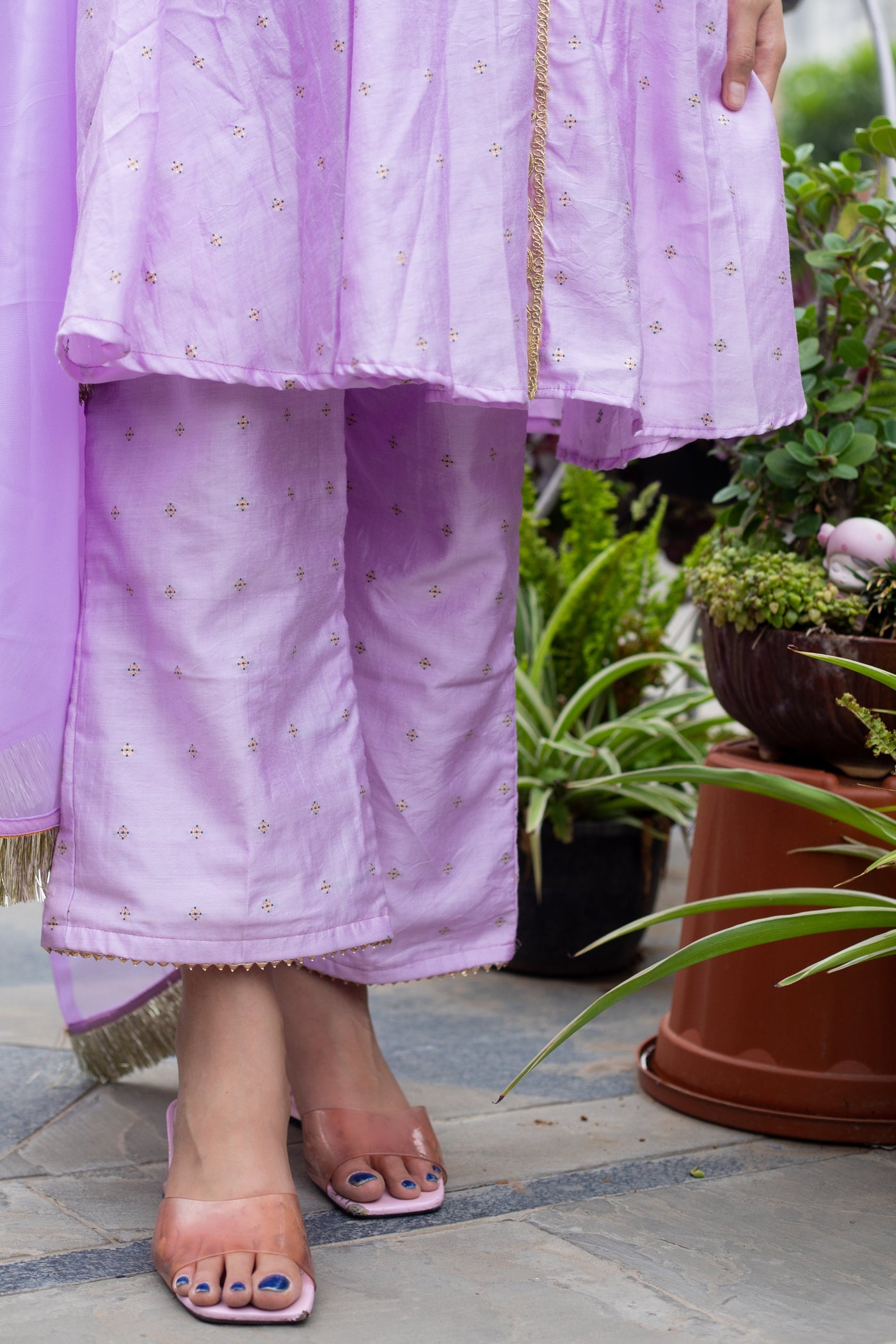 GOLDEN MAUVE SUIT SET - Sarnya