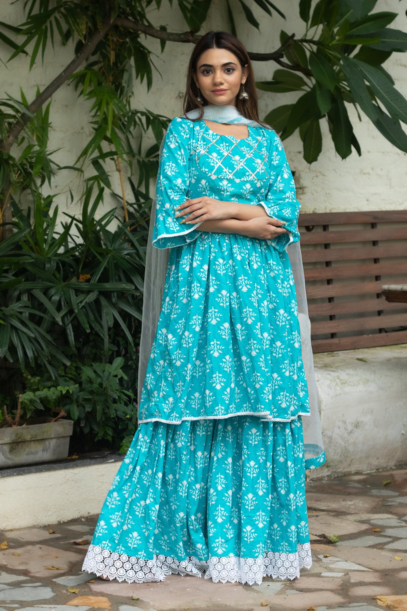 KASHISH SHARARA SET - Sarnya