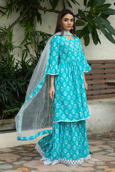 KASHISH SHARARA SET - Sarnya