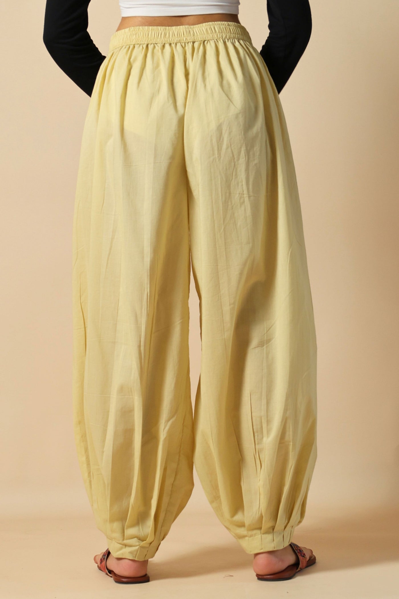 Creamy Yellow Afghani Pant