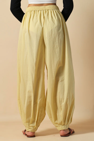 Creamy Yellow Afghani Pant