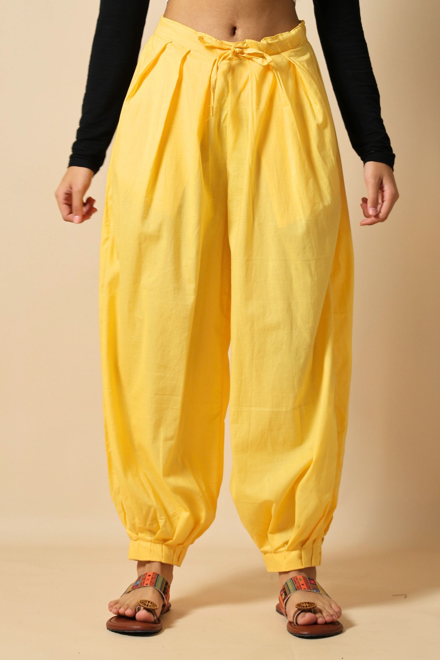 Yellow Afghani Pant