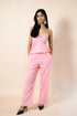 Zoe Pink Cotton Slub Co-Ord Set