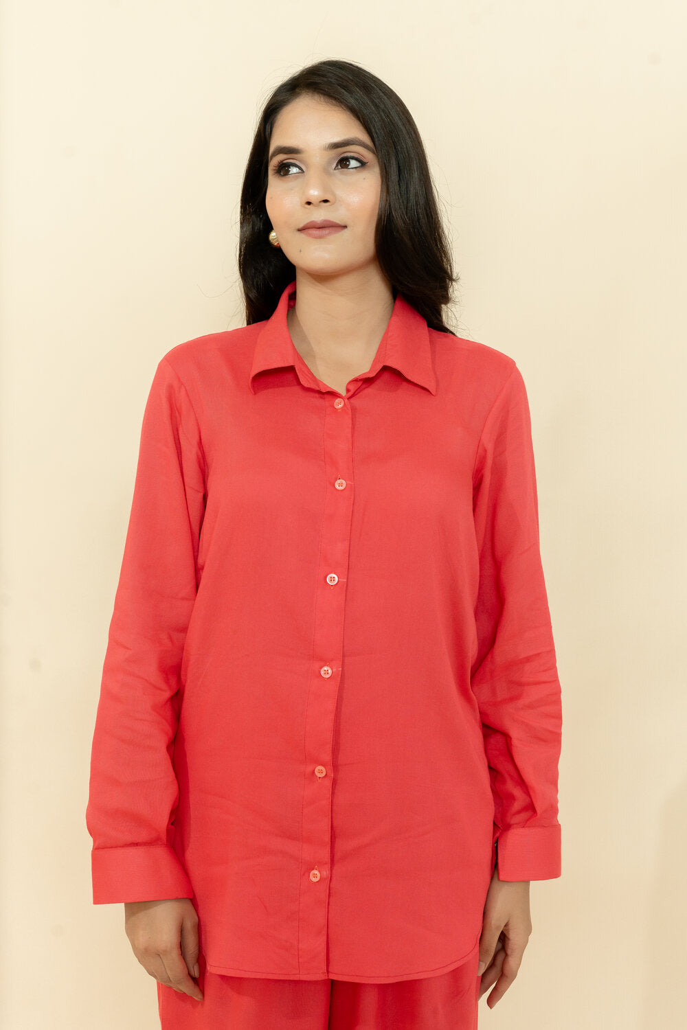 YASHI PINK RAYON CO-ORD SET