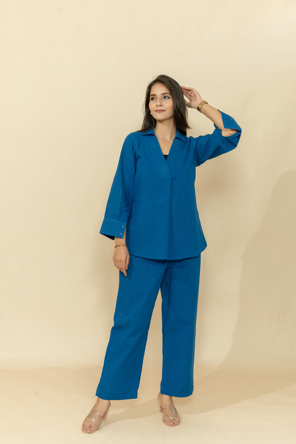 SUDHA BLUE CO-ORD SET