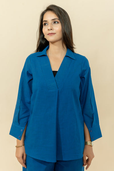 SUDHA BLUE CO-ORD SET