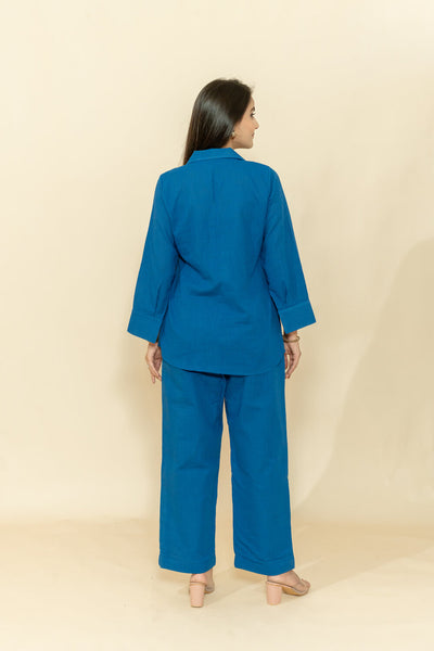 SUDHA BLUE CO-ORD SET