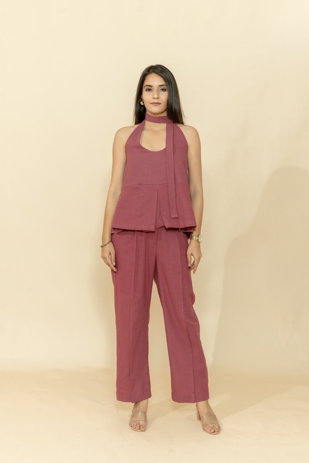 TIA SLUB COTTON CO-ORD SET