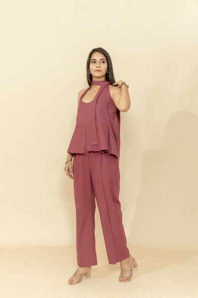 TIA SLUB COTTON CO-ORD SET